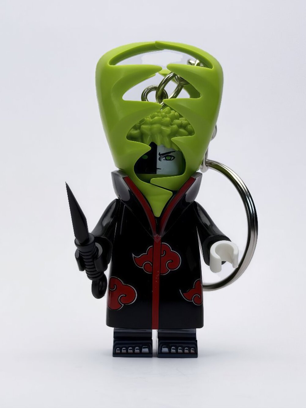 Naruto Akatsuki zetsu Custom Minifigure Keychain